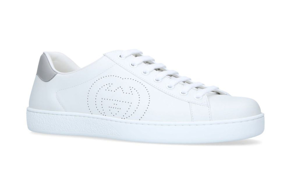 GUCCI New Ace Perforated Sneakers