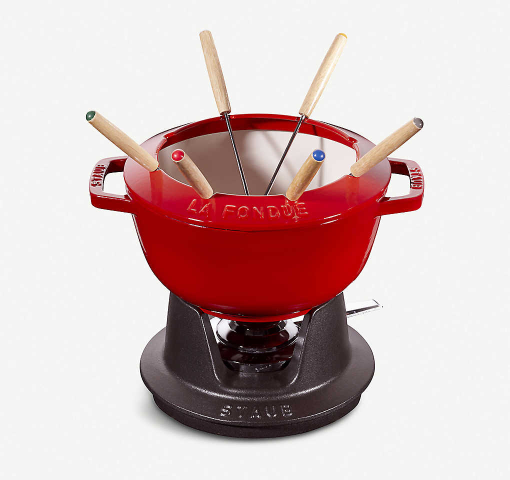 STAUB Cast iron fondue set 20cm